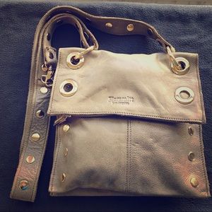 Hammitt LA Montana MED Shoulder bag Pewter w/gold